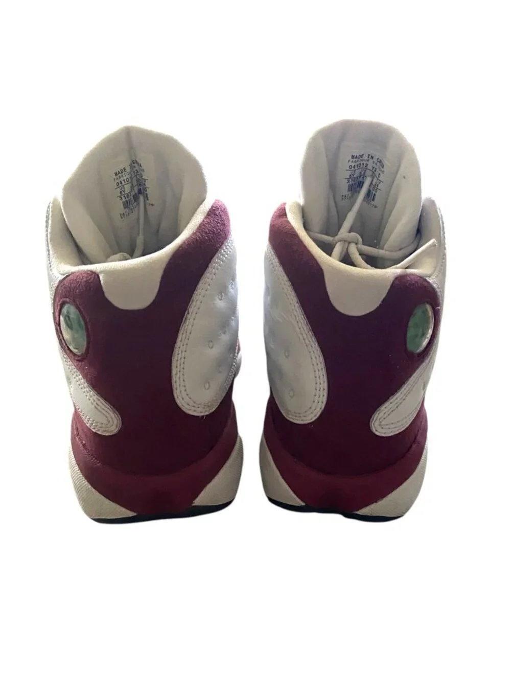 Nike Air Jordan 13 Retro Bordeaux High Tops Size 6 Grade School Colorway Vintage